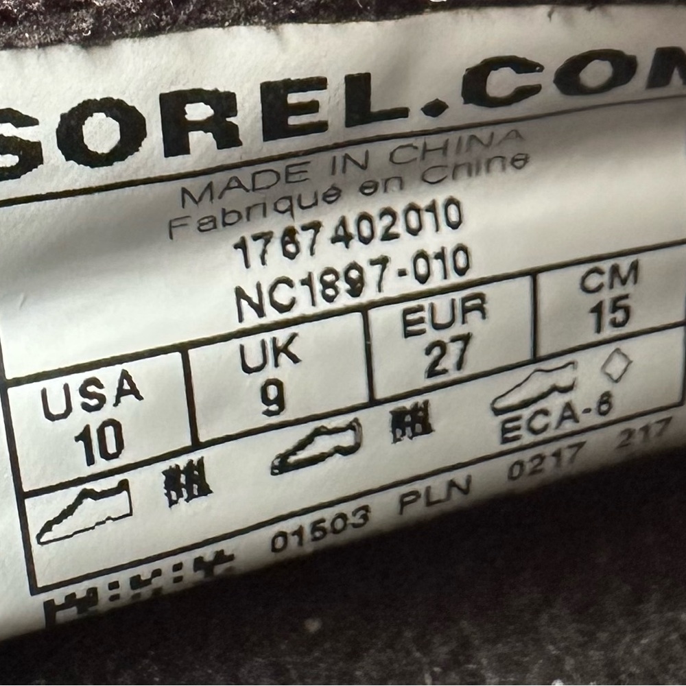 SOREL - Kids Whitney Short Lace Waterproof Black Boots - Picture 5 of 5